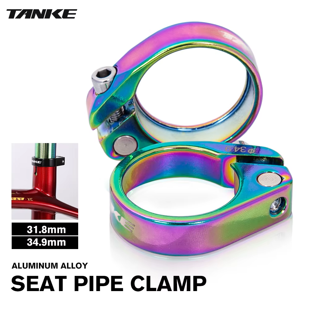 TANKE pince de tige de selle vtt vélo de route 31.8 34.9mm montagne en alliage d'aluminium ultralége