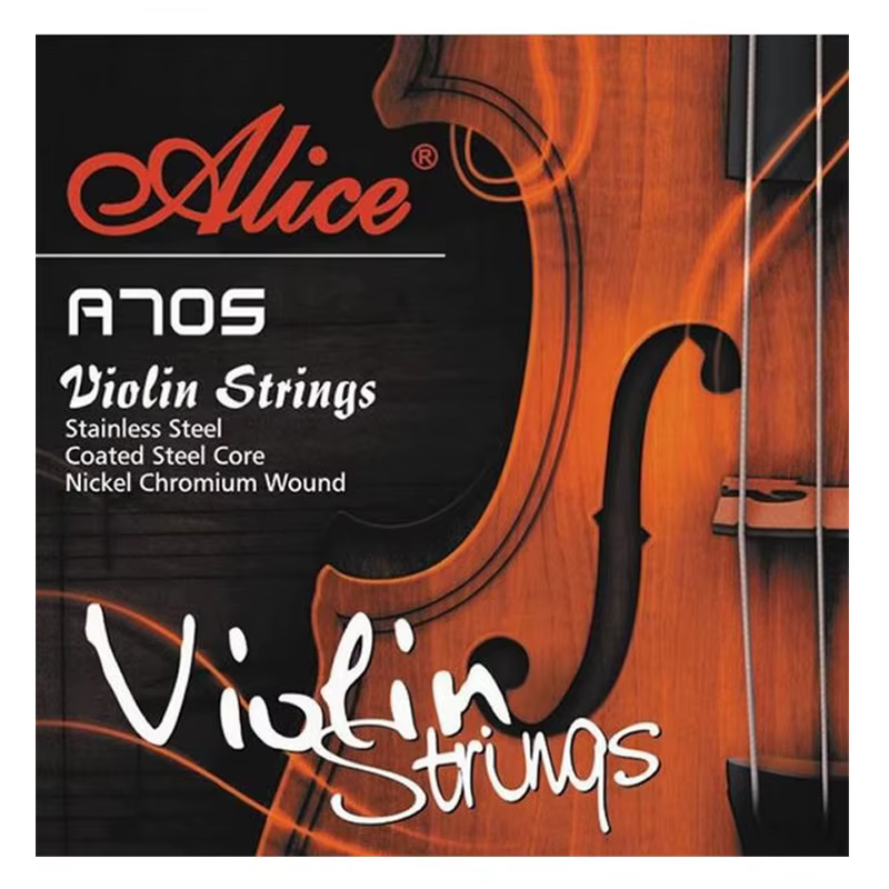 Un jeu de cordes de violon V705 E A D G pour violon 1/4 1/2 3/4 4/4 cordes accessoire de violon