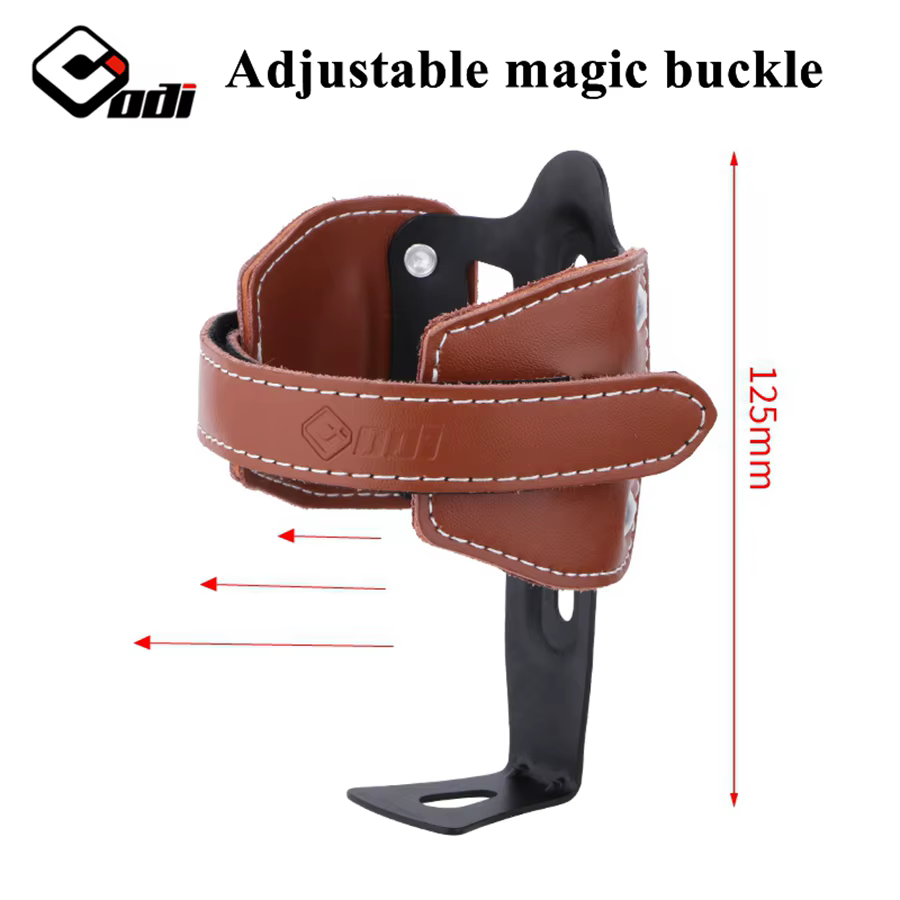 ODI porte-bidon de vélo 53g rétro peau de vache en alliage d'aluminium largeur réglable porte-gobele