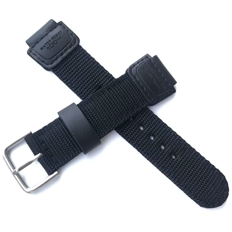 Bracelet en toile pour Casio SGW-300H 400H 500H MRW-200H AE-1000W AE-1300/1200 W-S200H W-800H W-216H