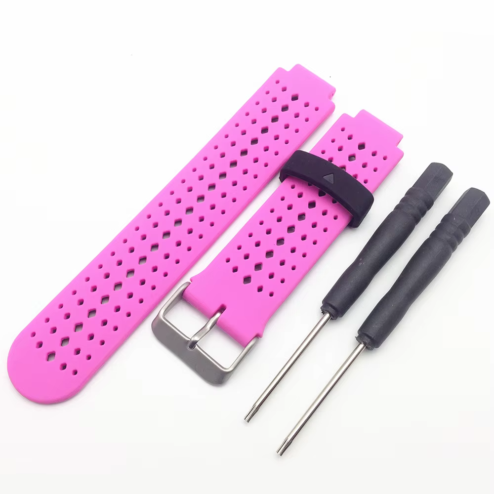 Bracelet de montre en Silicone pour Garmin Forerunner 235/220/230/620/630/735XT bracelet de montre i