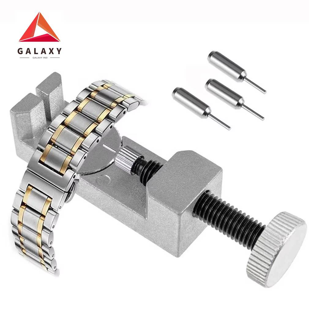 Détacheur professionnel de maillons de bracelet et bracelet de montre, réglable avec métal, outils d