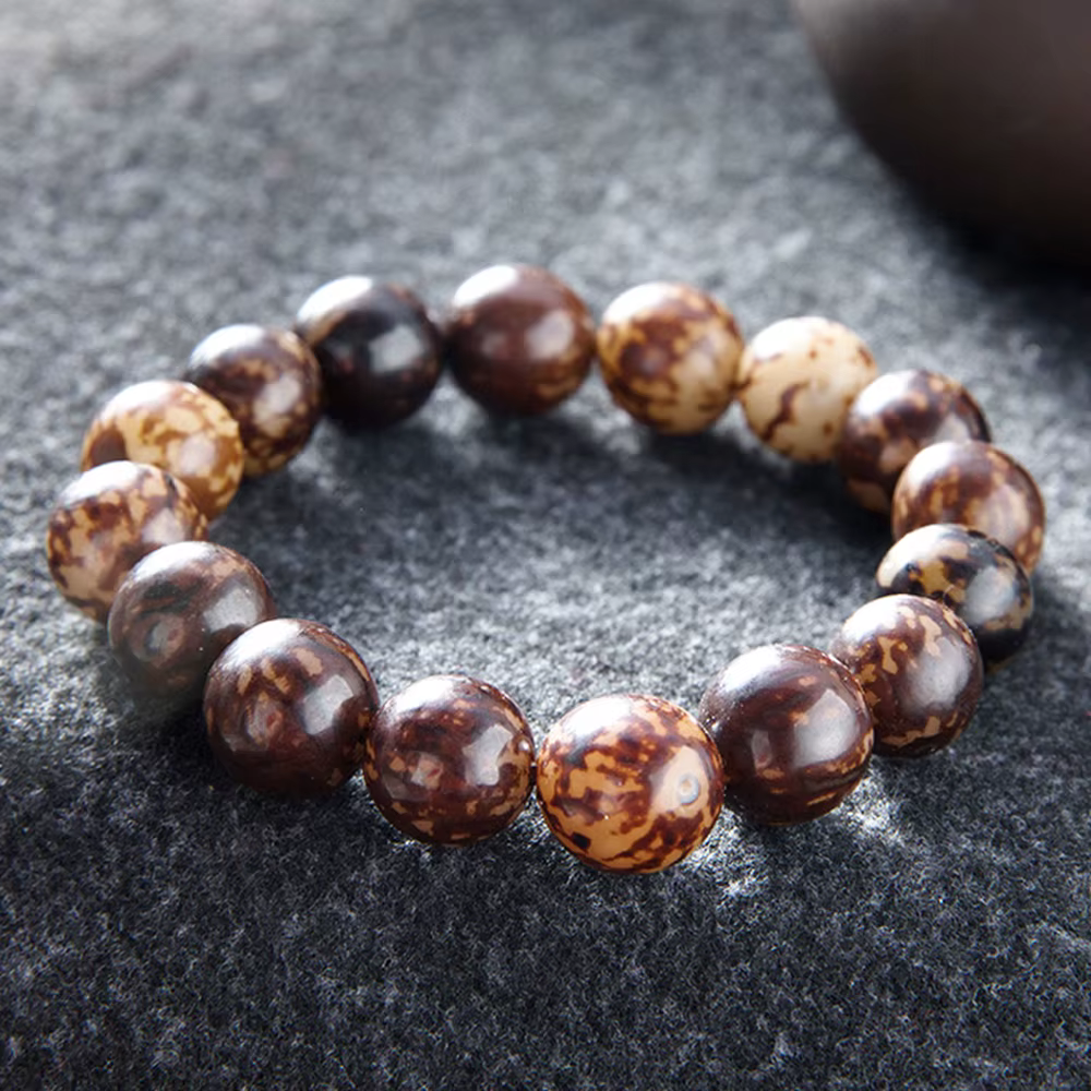 Mode Rudraksha perles Bracelets pour femme Nature Rudraksha Bracelets hommes religieux bouddha médit