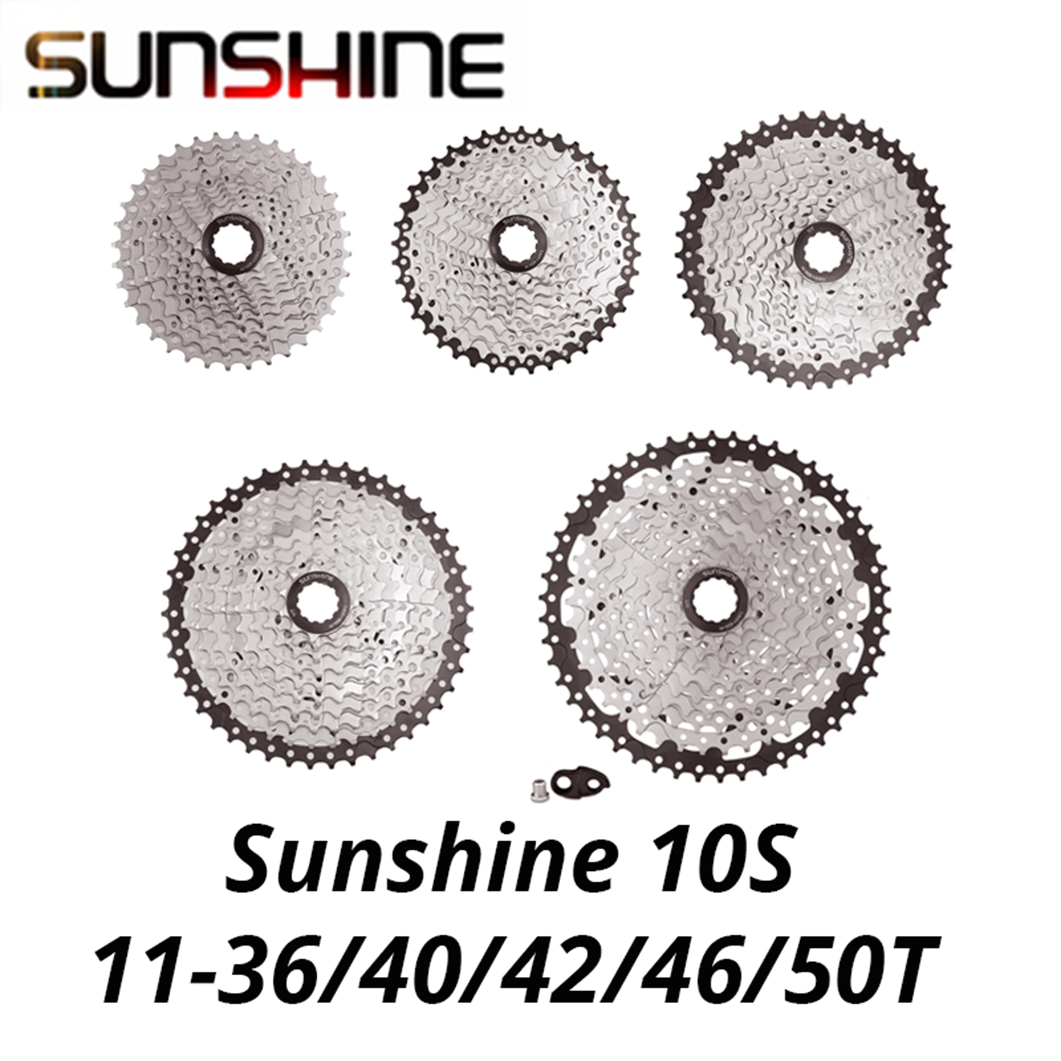 Groupe Shimano Deore m4100 1x10S, dérailleurs RD-M4120, levier de vitesses 10 vitesses, cassette Sun