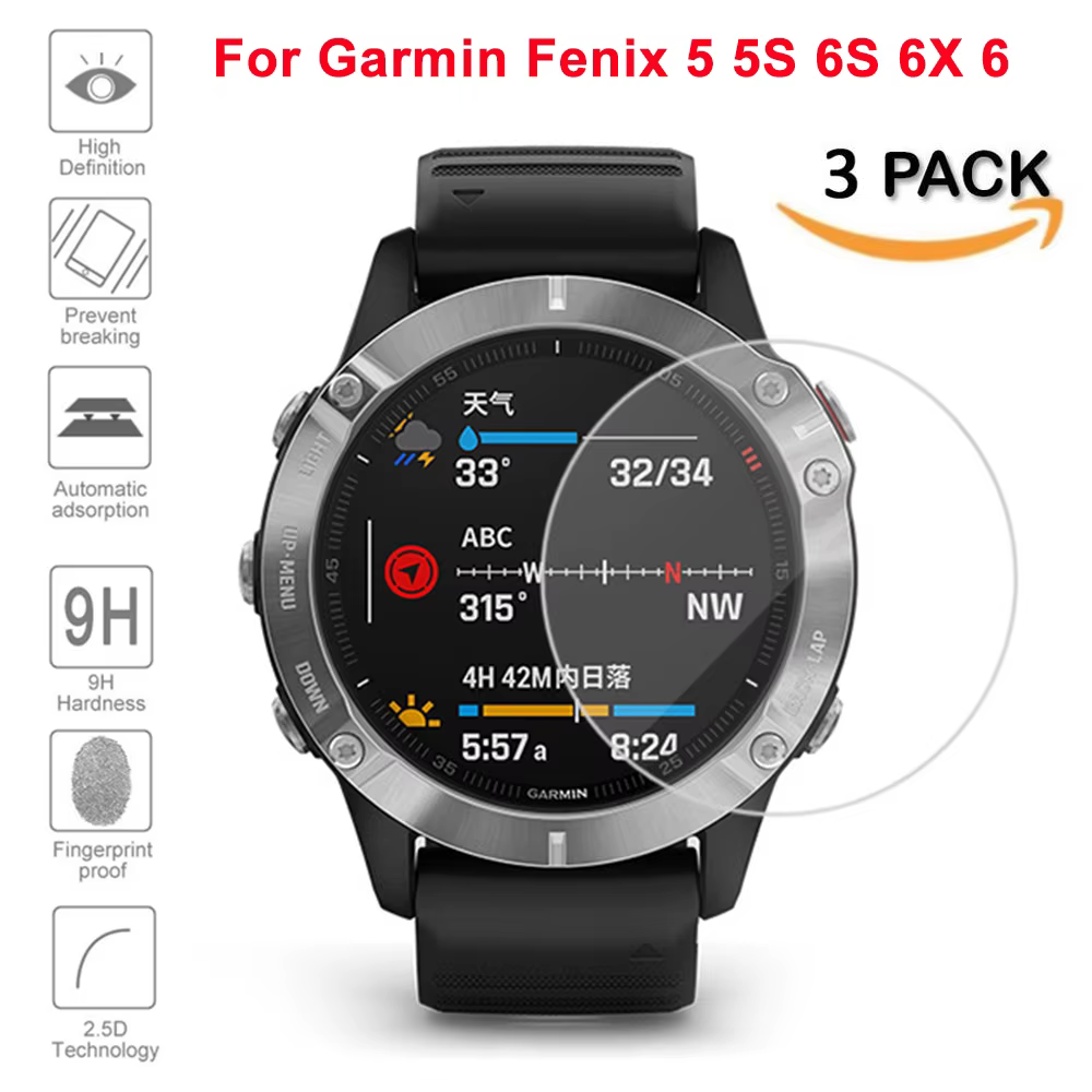 Écran Premium en verre trempé Ultra clair, 3 pièces, Films de protection pour montres intelligentes 
