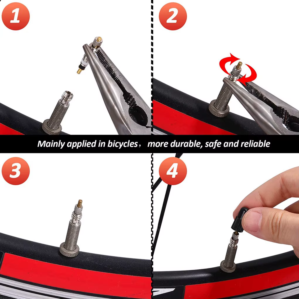 Noyau de Valve Presta amovible pour vélo, remplacement de vélo, outil de retrait de noyau Tubeless e