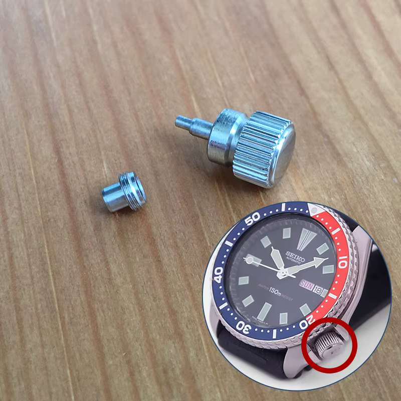Couronne étanche en acier pour montre automatique Seiko Prospex, 41mm, pour hommes