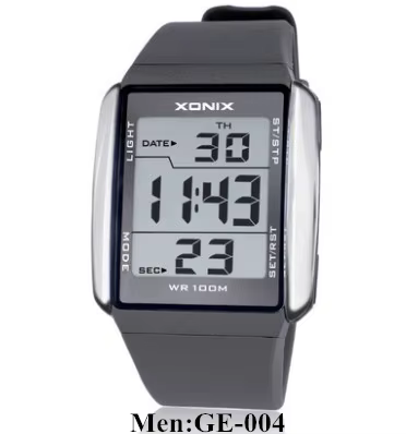 XONIX hommes montres de sport étanche 100m en plein air amusant multifonction Montre numérique natat