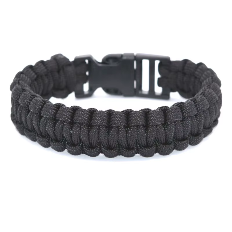 Bracelet de survie en paracorde tressé vert armée, pour voyage en plein air, Camping, tissage Cobra,