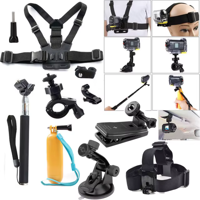 Accessoires pour Sony Action Cam HDR AS15 AS20 AS200V AS30V AS100V AZ1 mini FDR-X1000V/W 4 k