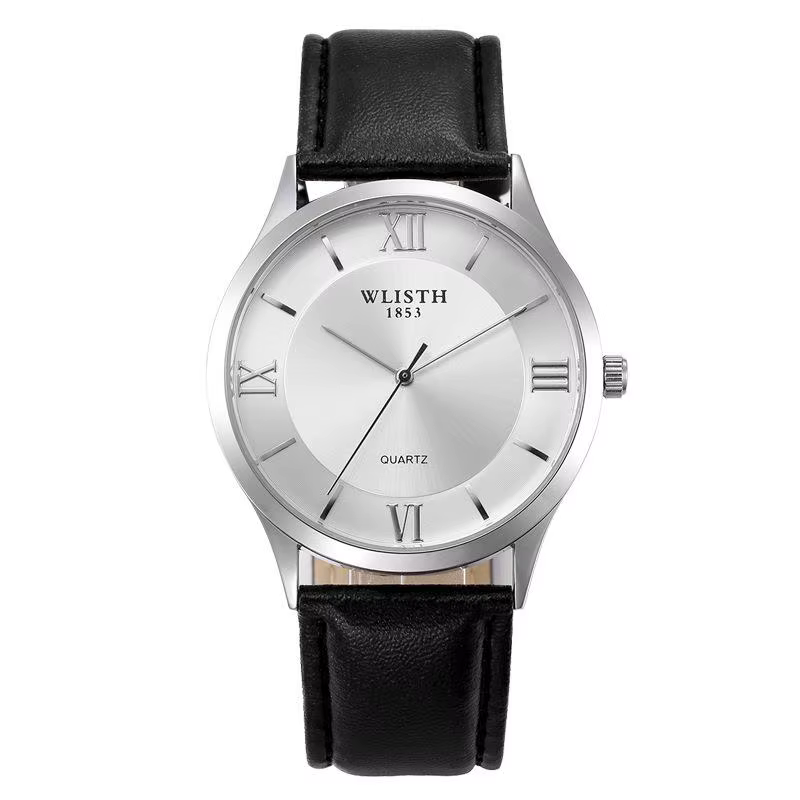 Wlisth – montre de luxe ultrafin pour hommes et femmes, classique, Simple, Business, rétro, bracelet