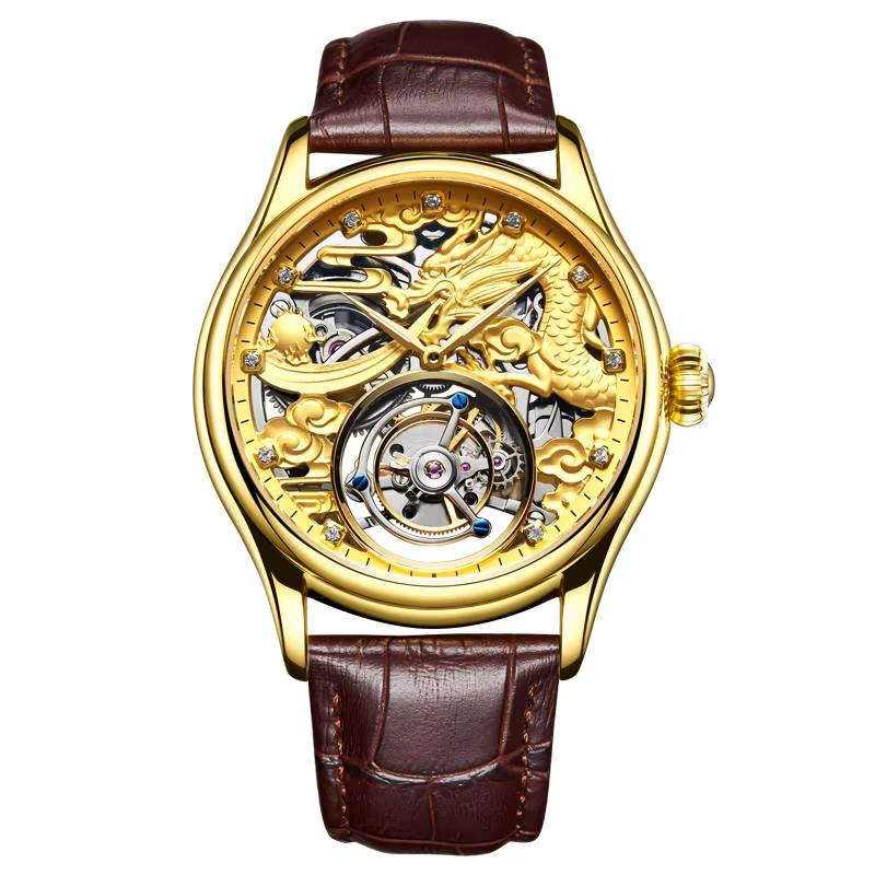 AESOP hommes volant Tourbillon mouvement mécanique automatique montres de luxe montres squelette mon