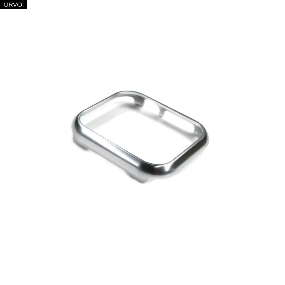 URVOI – boîtier pour Apple Watch ultra 3 2 série 11 10 9 8 SE, cadre métallique brillant, couvercle