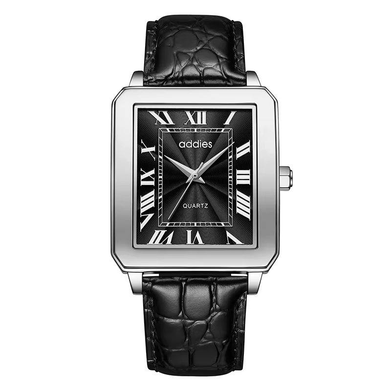 ADDIESDIVE-Montres-bracelets de luxe étanches pour hommes, horloge à quartz bleue, acier inoxydable,