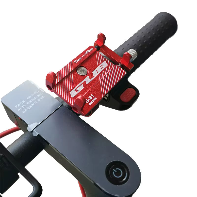 GUB G81 Support réglable anti-dérapant Support de téléphone portable pour Xiaomi M365 Pro 1S Scooter