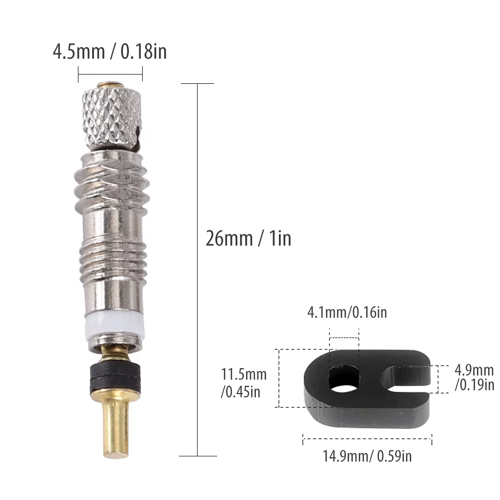 Noyau de Valve Presta amovible pour vélo, remplacement de vélo, outil de retrait de noyau Tubeless e