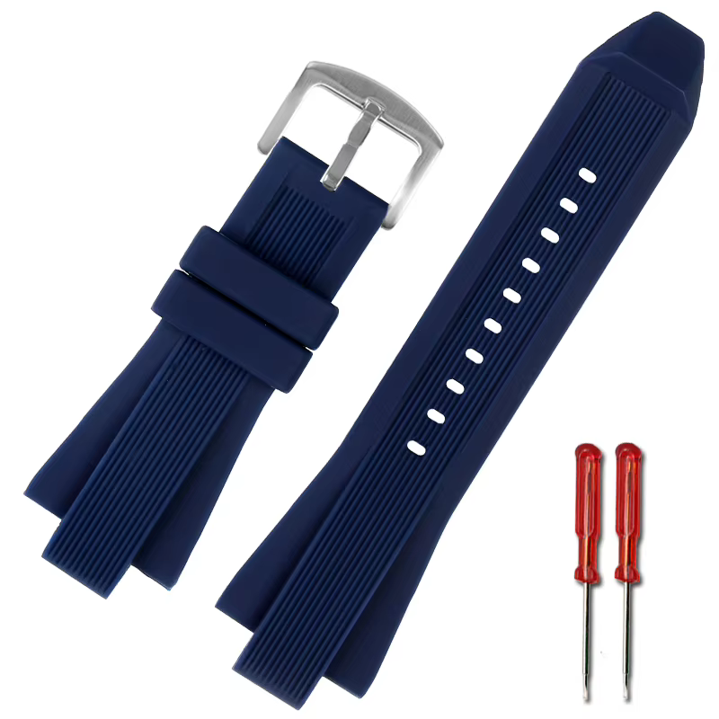 Bracelet de montre en caoutchouc Silicone pour hommes, 29x13mm, pour modèles Michael Kors, rechange,