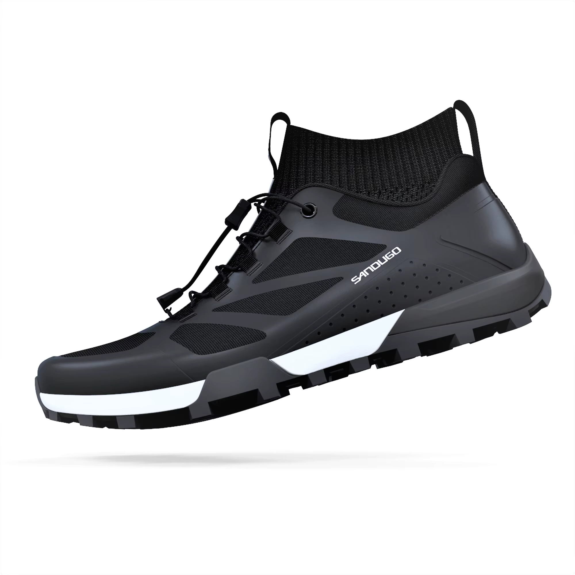 Chaussures de cyclisme VTT pour hommes, chaussures de VTT, chaussures plates adaptées, adaptées au V