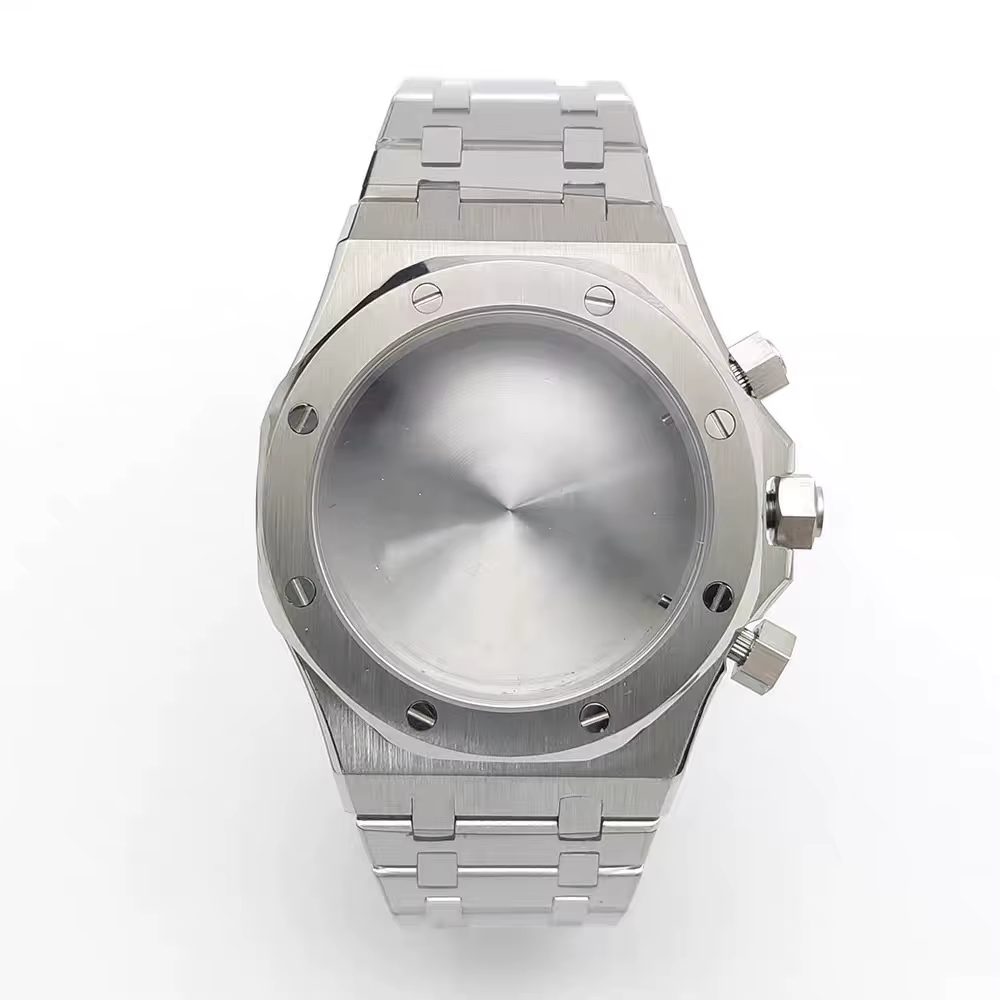 Boîtier de montre en acier inoxydable Royal 41 mm, adapté aux cadrans de 32 mm, peut être équipé d'u