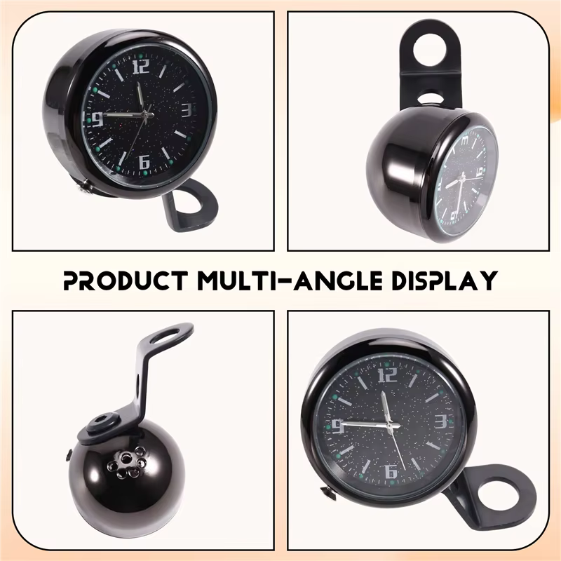 Montre de guidon de moto pour vélo, accessoires de moto, horloge de guidon
