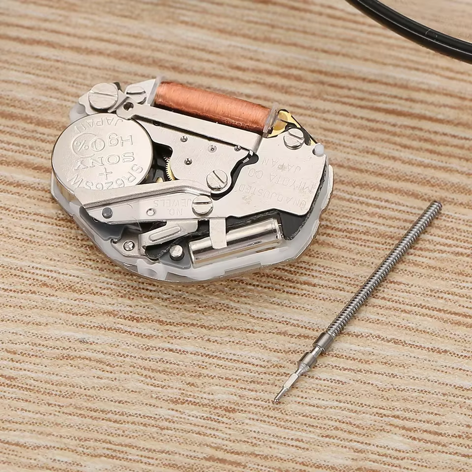 Mouvement à quartz Miyota 2035, trois aiguilles, sans calendrier, outils de réparation de montres, e