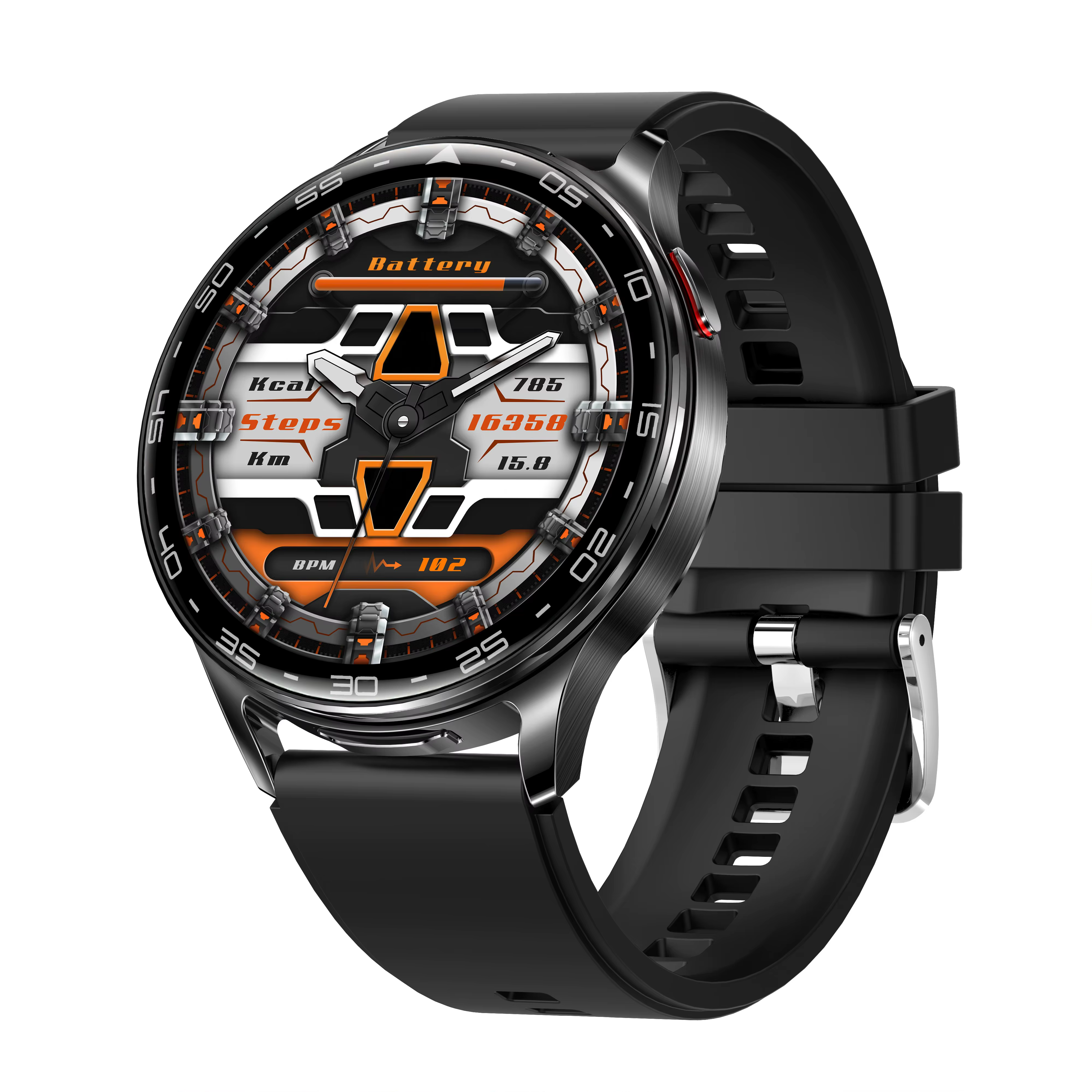 Montre connectée TWS Bluetooth 2 en 1, appel sans fil, lecture de musique, moniteur de fréquence car