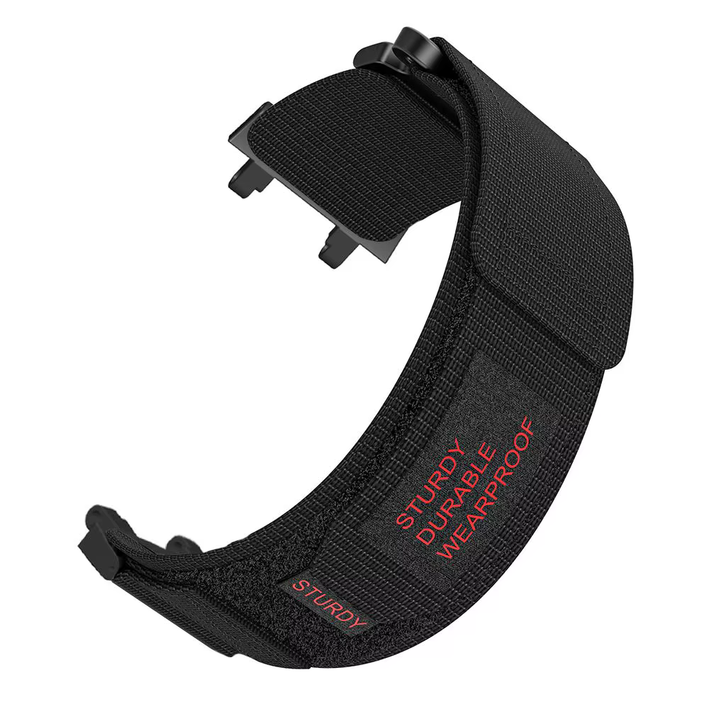 Bracelet de montre en nylon de remplacement, à boucle en nylon, à dégagement rapide, réglable, pour