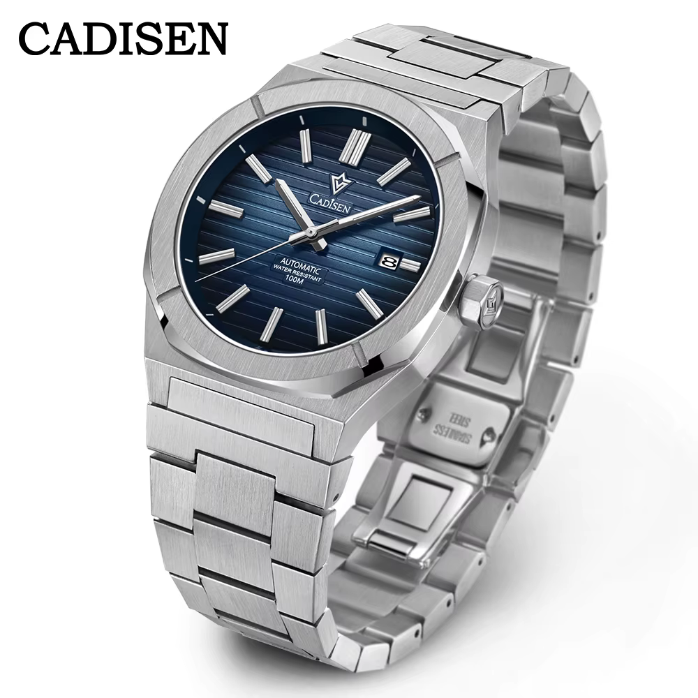 CADISEN – montre de plongée rétro de luxe pour hommes, saphir MIYOTA 8215, styliste allemand, automa