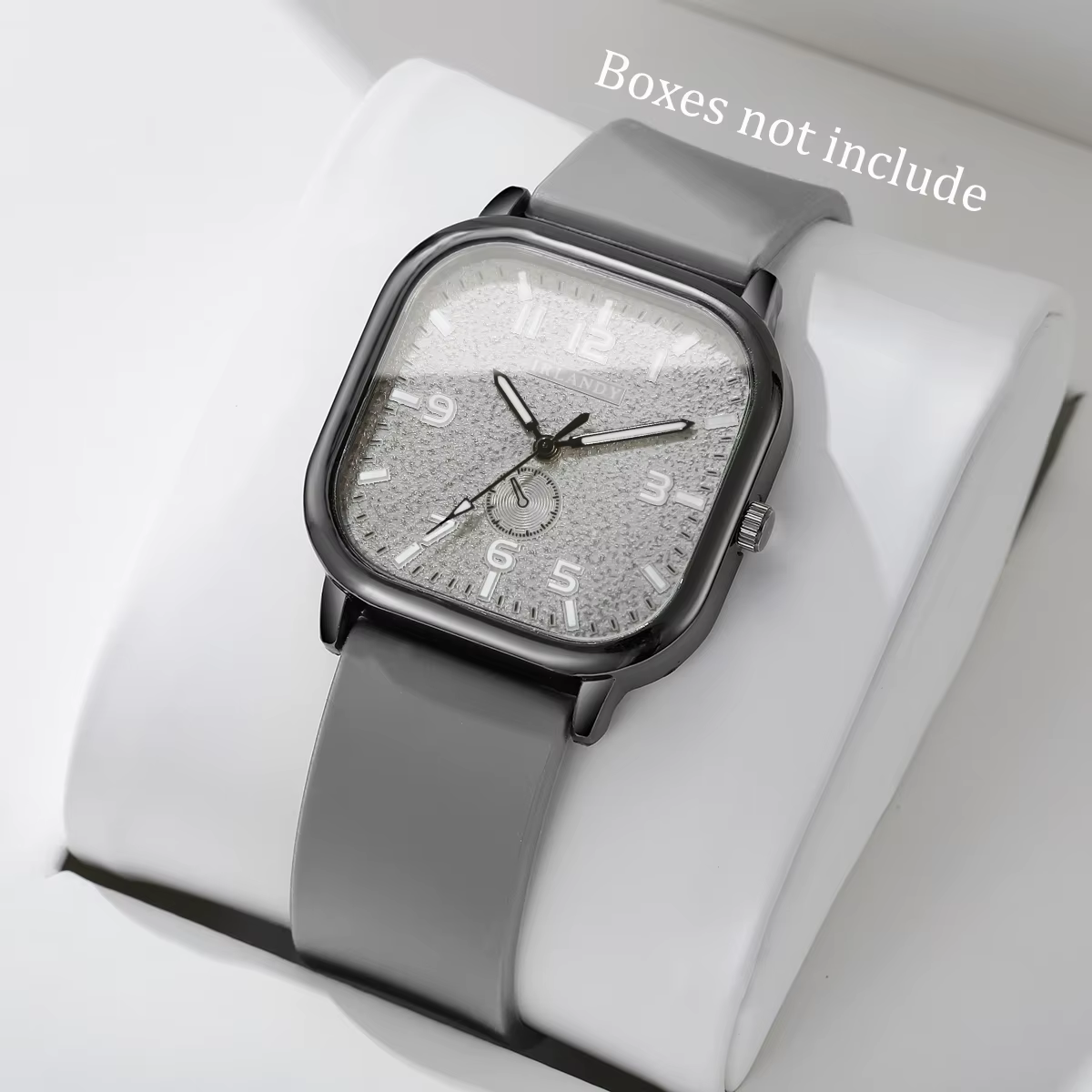 Montre carrée pour femme, bracelet en Silicone décontracté, à Quartz, montre-bracelet de sport pour 