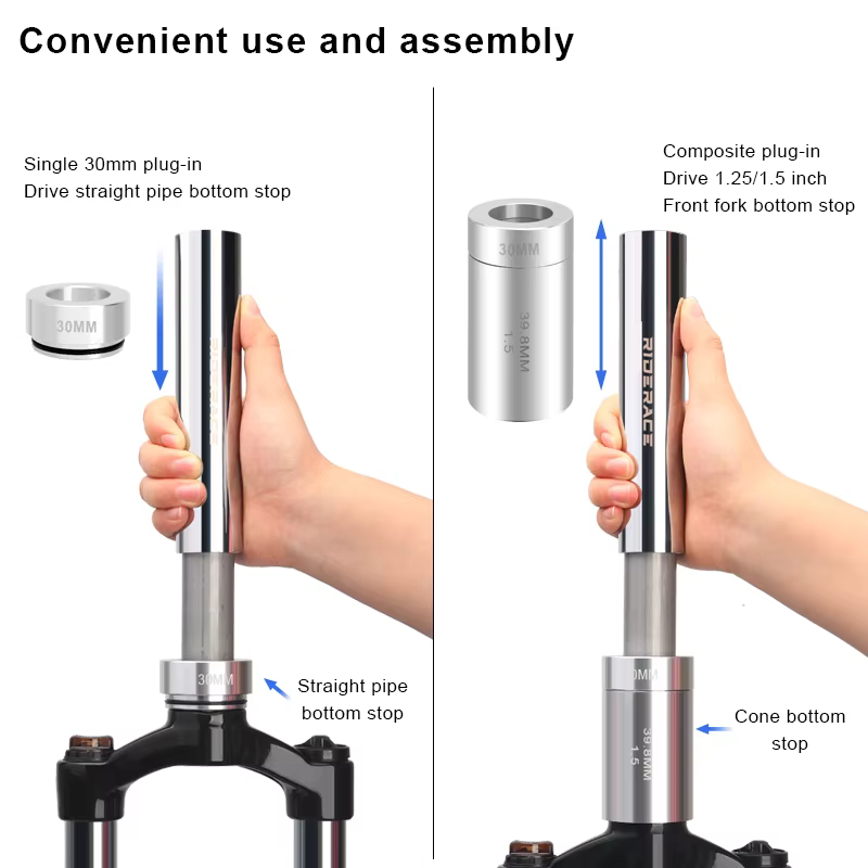 Outils d'installation de remplacement de fourche avant de vélo, outil de course de couronne de casqu