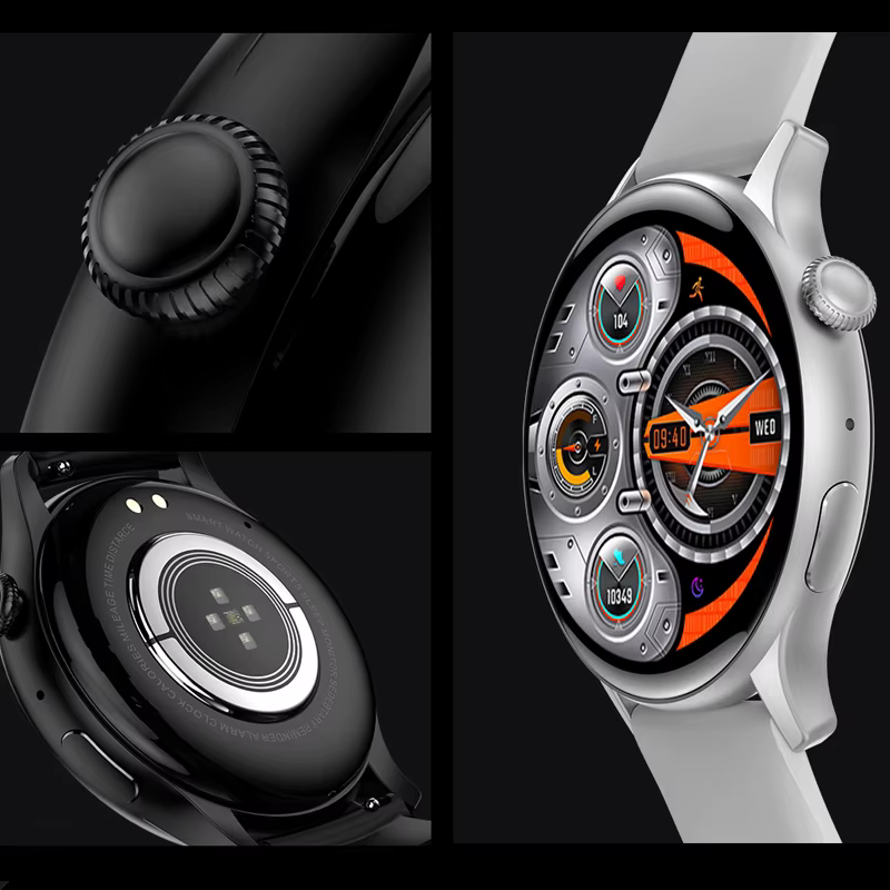 Montre connectée AMOLED pour femmes, écran toujours afficher l'heure, traqueur de santé HD 466x466,