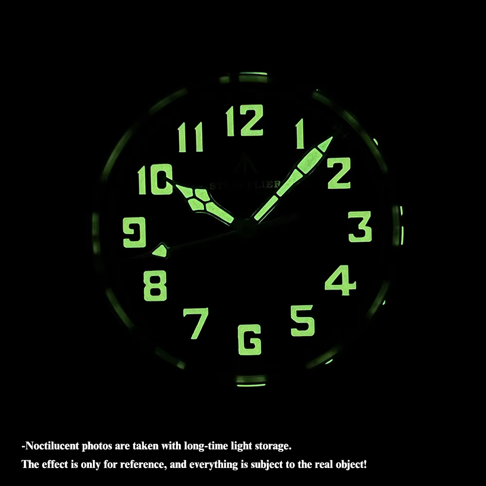 STEELFLIER officiel SF740V nouvelle montre-bracelet à Quartz Super C3 lumineux 200M étanche VH31 mou