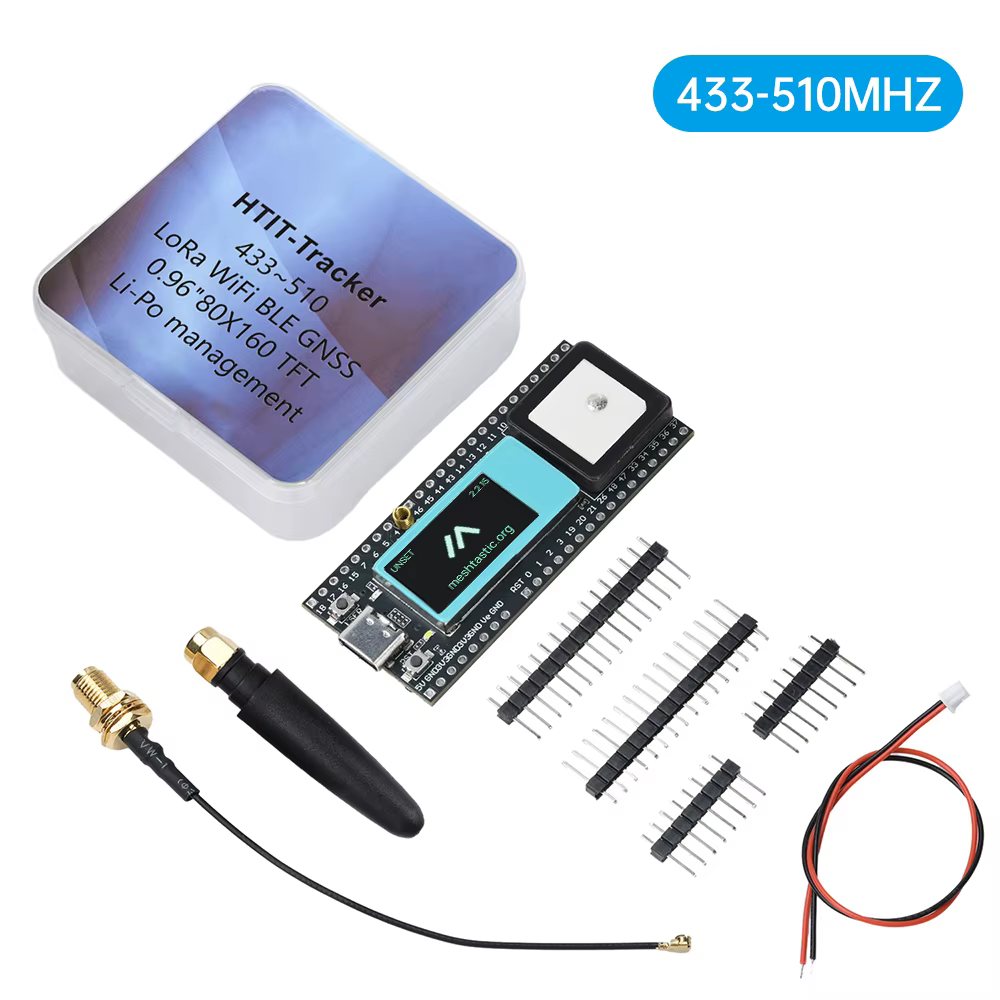 Localisateur de localisation sans fil GPS, WiFi BT LoRa Gnss, Kit de bricolage de positionnement ave