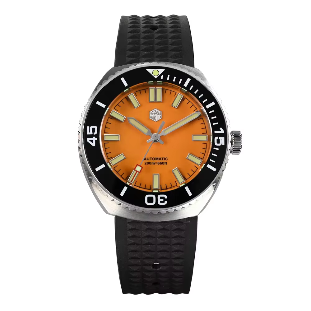 San Martin-Montre de Plongée pour Homme, Cadran Émail, Design Original, NH35, existent, Mécanique, É