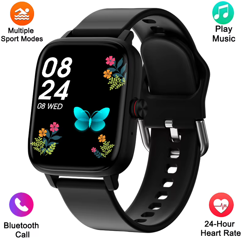 Nouvelle montre connectée 2025 pour femmes, cadran personnalisable, étanche, compatible Android et i