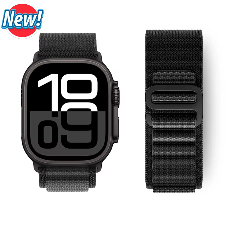 Bracelet à boucle alpine pour Apple Watch Ultra 3 2 bandes 49mm 46mm 45mm 44mm 42mm 41mm 40mm Bracel