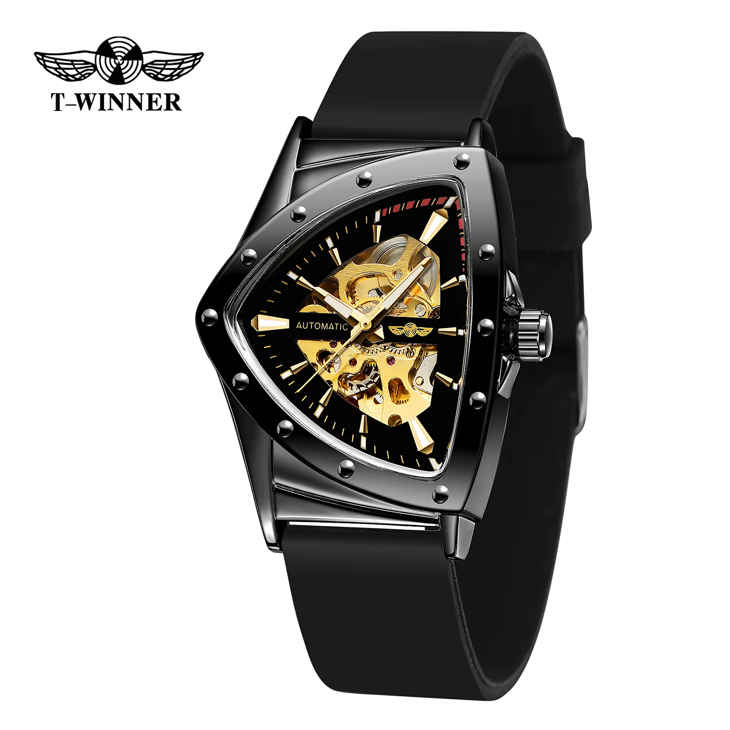 T-Winner-Montres Mécaniques Automatiques pour Homme, Haut de Gamme, Shoous fraîchement, Tourbillon G
