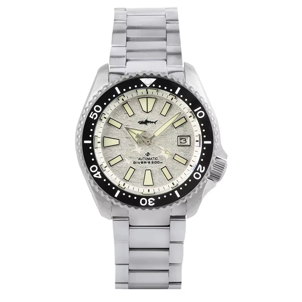Heimdallr SKX007 montre de plongée titane NH35 automatique saphir cristal 20Bar étanche C3 Super lum