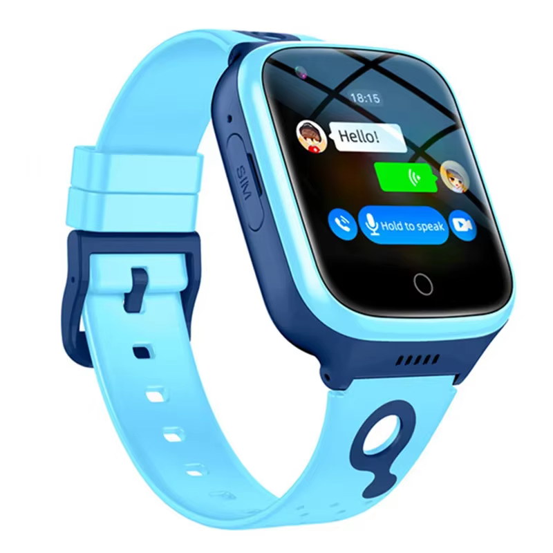 Montre connectée 4G pour enfants, avec appel vidéo SOS 1000mAh, GPS, Wifi, LBS, localisation, monite