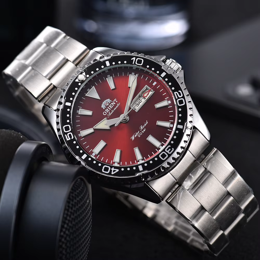 Montres Orient originales populaires pour hommes, montres automatiques mécaniques Orient, montres de