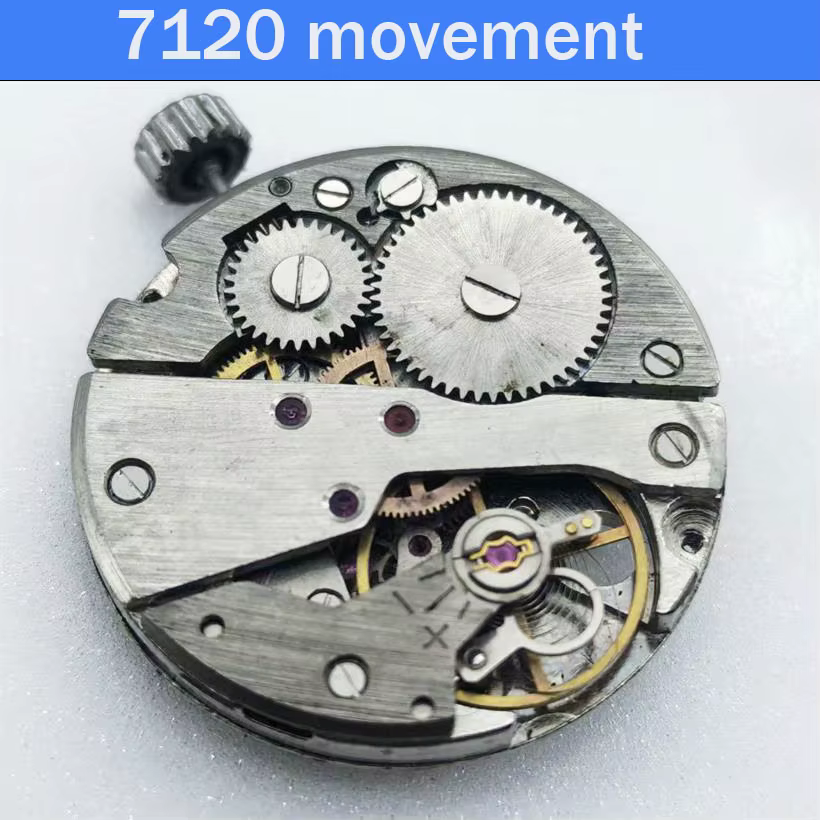 Montre d'entraînement non fonctionnelle 7120 pour débutants avec accessoires de démontage de montres
