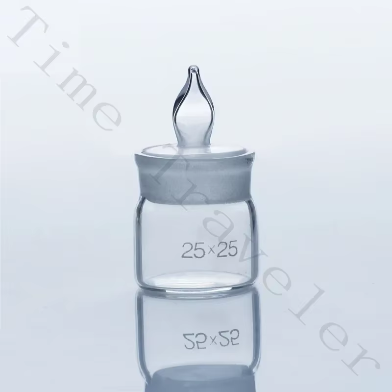 Pot de lavage en verre pour mouvements de montre, pièces de montre, réparation et entretien du verre