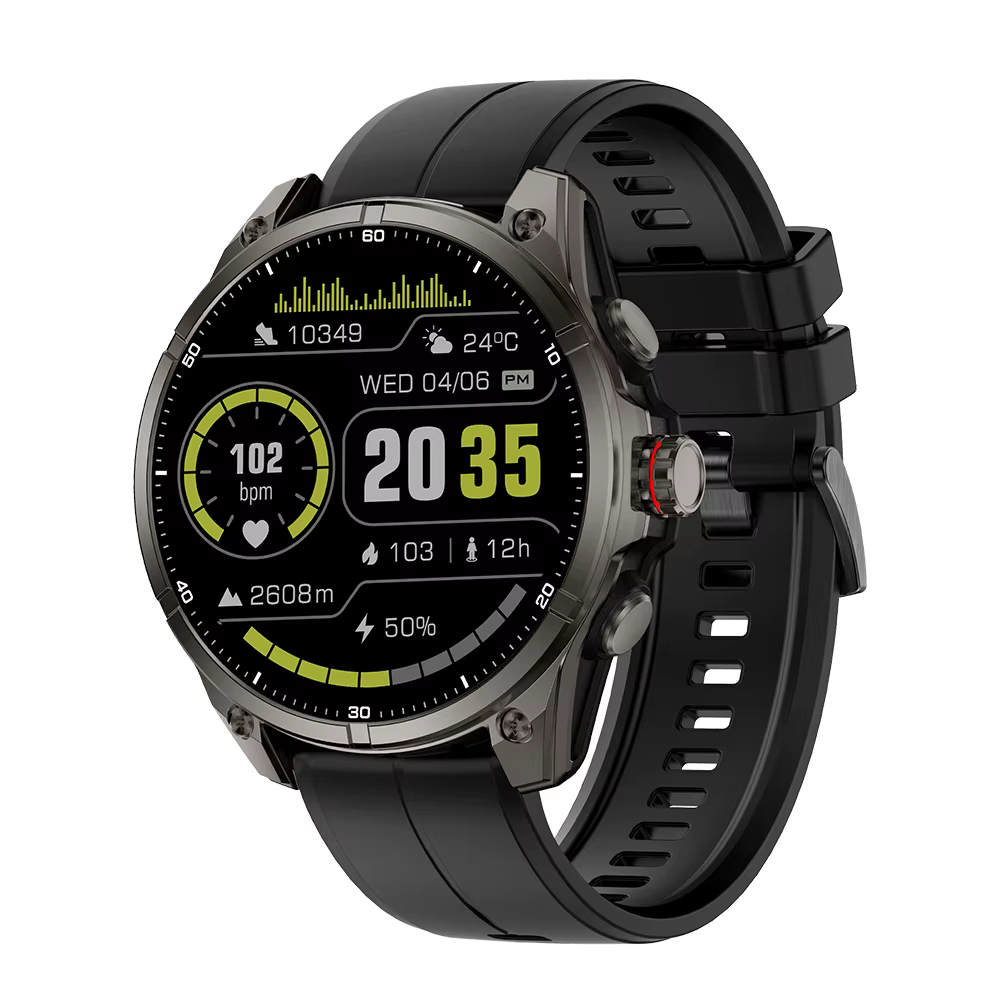 2025 nouvelles montres intelligentes GPS Sport de plein air GPS intégré altimètre baromètre boussole