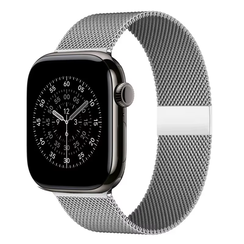 Boucle milanaise pour bracelets de montre Apple 45mm 44mm 40mm 41mm 42-46mm 49mm bracelet iwatch sér
