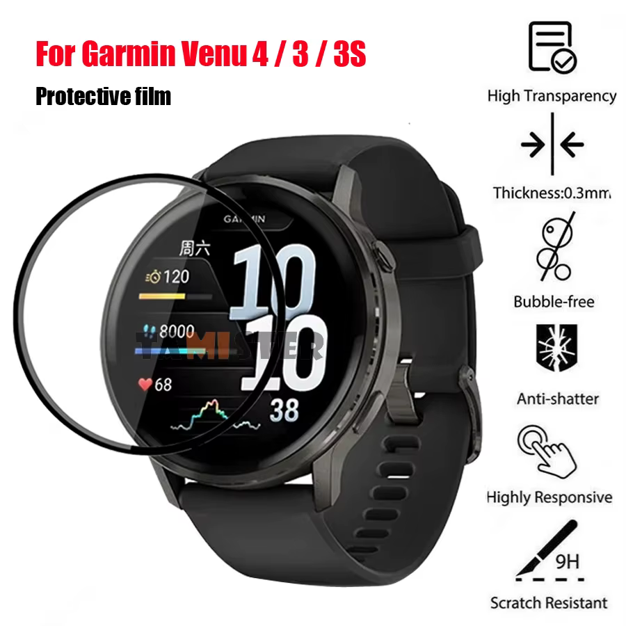 Film de protection pour montre intelligente Garmin Venu 4 3 3S, protecteur d'écran pour Garmin Venu 