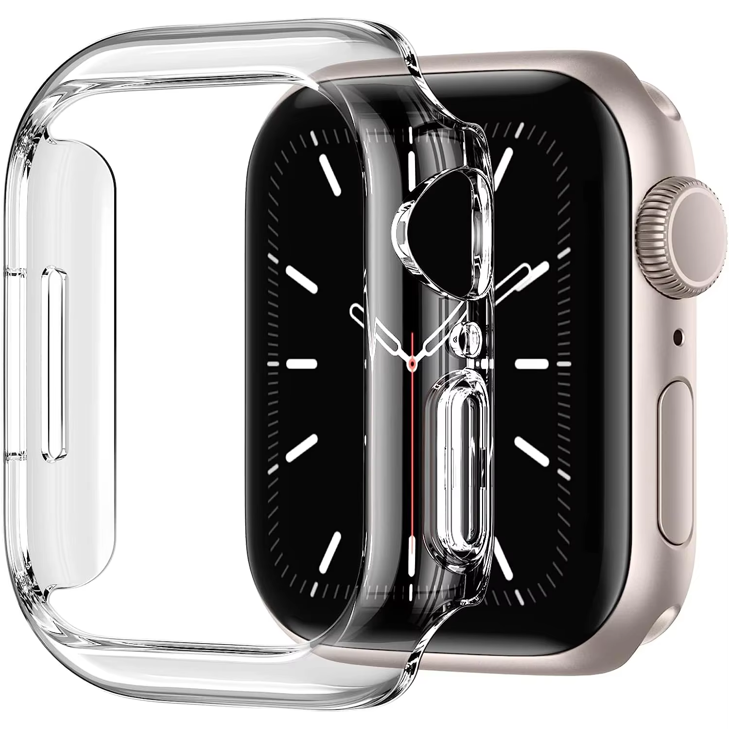 Housse pour Apple Watch, boîtier de protection PC 46mm 40mm 45mm 41mm, coque de protection pour iWat