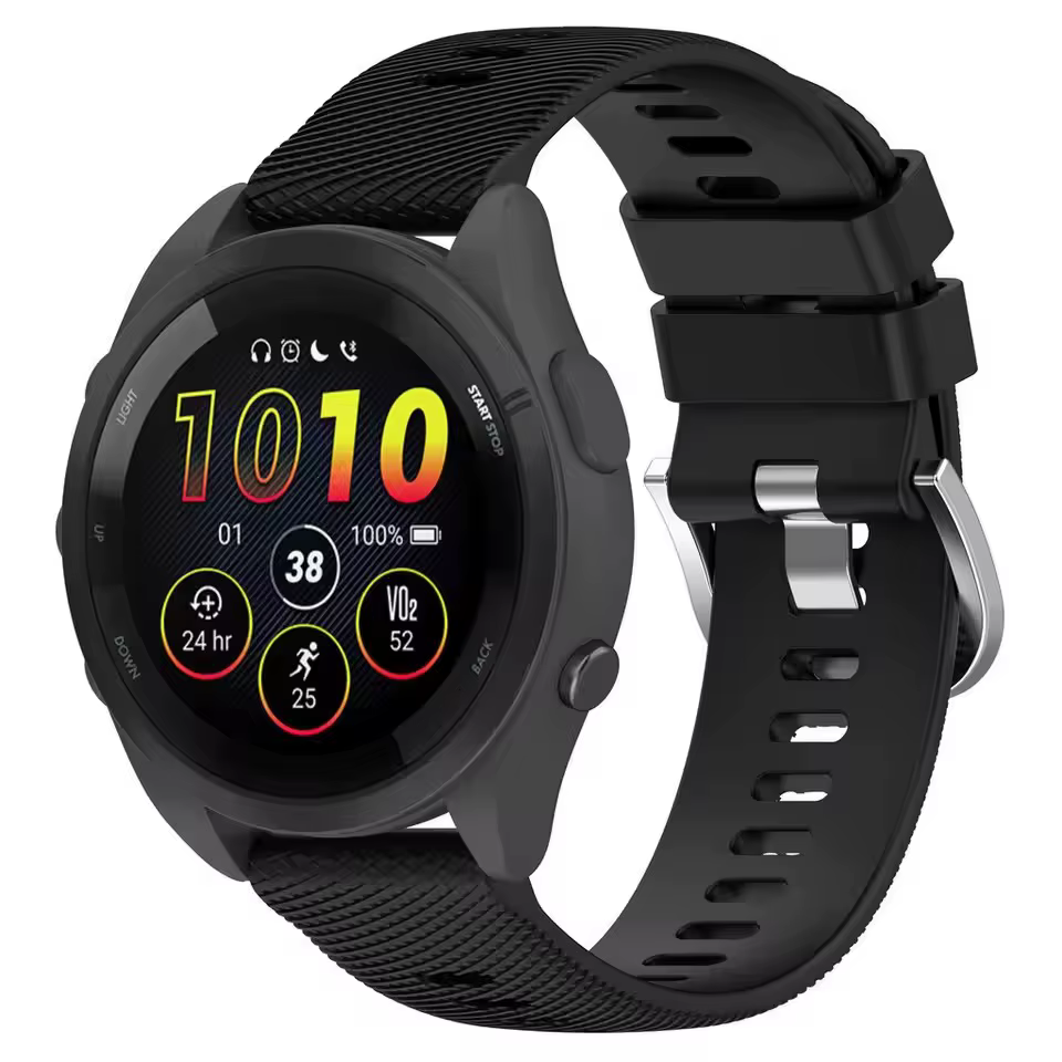 Bracelet en silicone pour Garmin Forerunner 255S 265S, bracelet de remplacement pour Forerunner 255 
