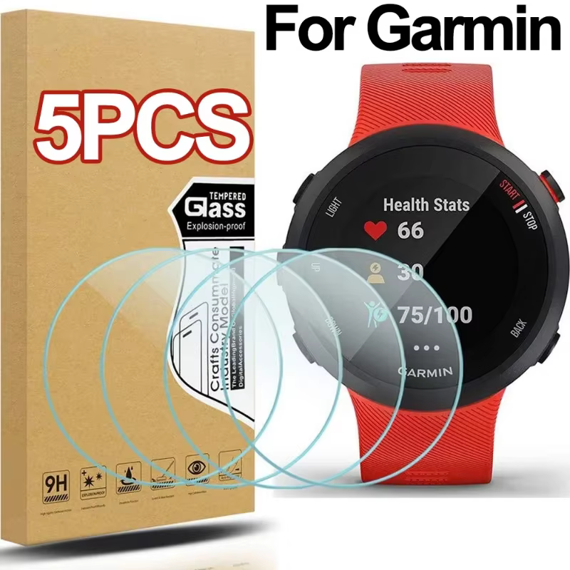 Protecteur d'écran pour montre intelligente, en verre trempé, pour Garmin Fenix 7 6 6S 6X 5 5S/Vivoa