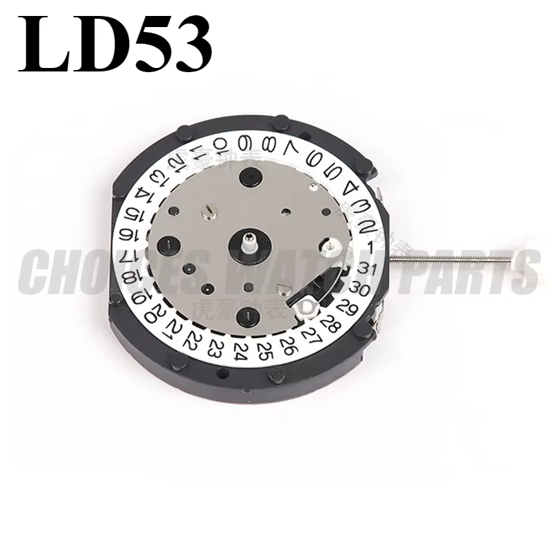 Mouvement à quartz chinois LD53 à 6 aiguilles, petite seconde à 3, 6 et 9 heures, neuf, haute qualit