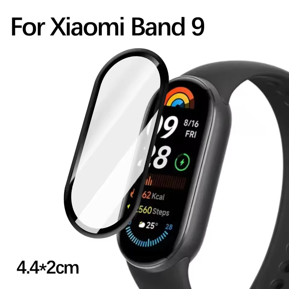 1-5 pièces pour Xiaomi Miband 10 protecteurs d'écran 9D courbé couverture complète anti-rayures Film